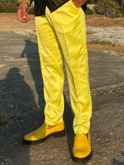 Pantalone Giallo Lucido